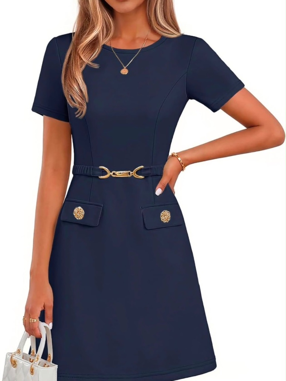 Merokeety Summer Casual Mini Dress